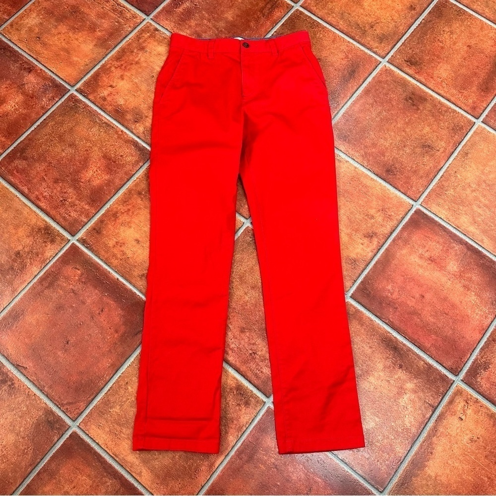 Boden Boys 15Y Vibrant Red Pants